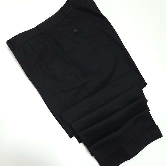 Polo Ralph Lauren Flannel Wool Blend Pants - DBL P - Picture 1 of 10